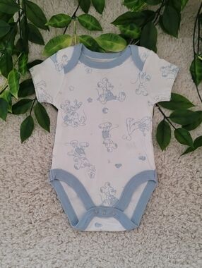 Baby Boy Mickey Mouse & Pluto Onesie (6-9 Months)
